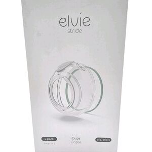 Elvie Stride Secure Breast Milk Collection Cups 2 Pack 5oz NEW  Breast Feeding